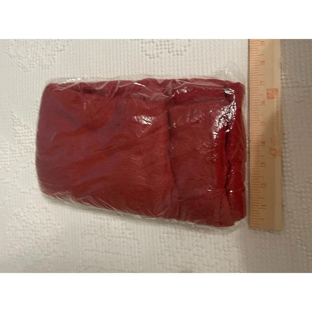 Delta Airlines Embroidered Logo Red Lap In Flight Blanket  New- Unopened Bag